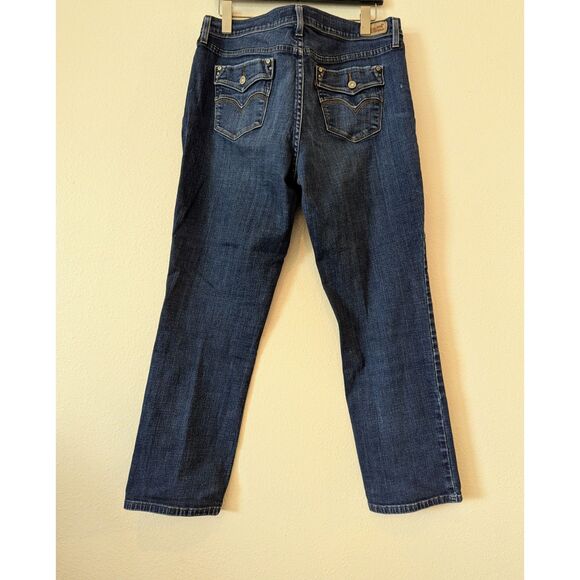 Levi's 505 Straight Leg 5 pocket denim jeans    Sz 14 - Picture 6 of 10